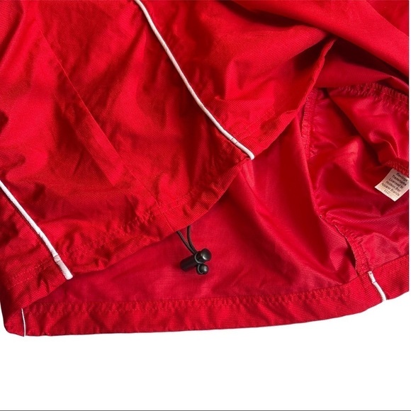 Rawlings Men’s 1/4 Zip Short Sleeved Red Wind Breaker Jacket - Picture 6 of 10